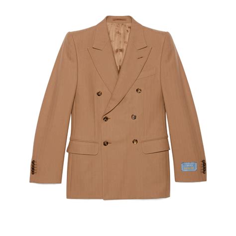 gucci ha ha ha fine twill wool jacket|Gucci Ha Ha Ha Fine Twill Jacket In Pink .